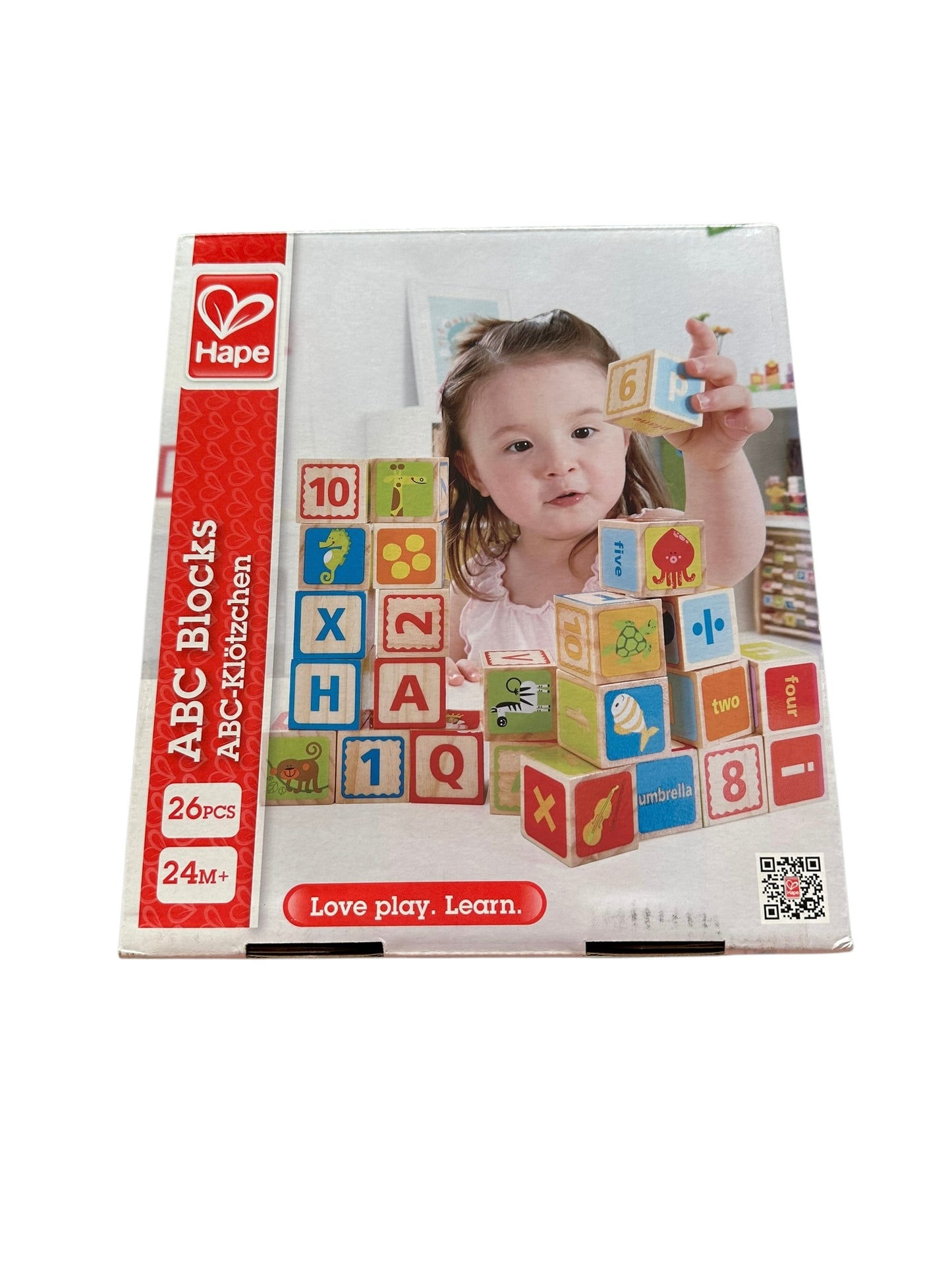 Hape ABC Blocks - NEW