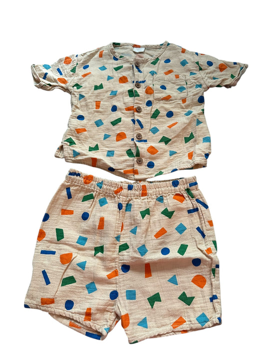Next Cotton Muslin Two Piece Set - Size 12-18 Months