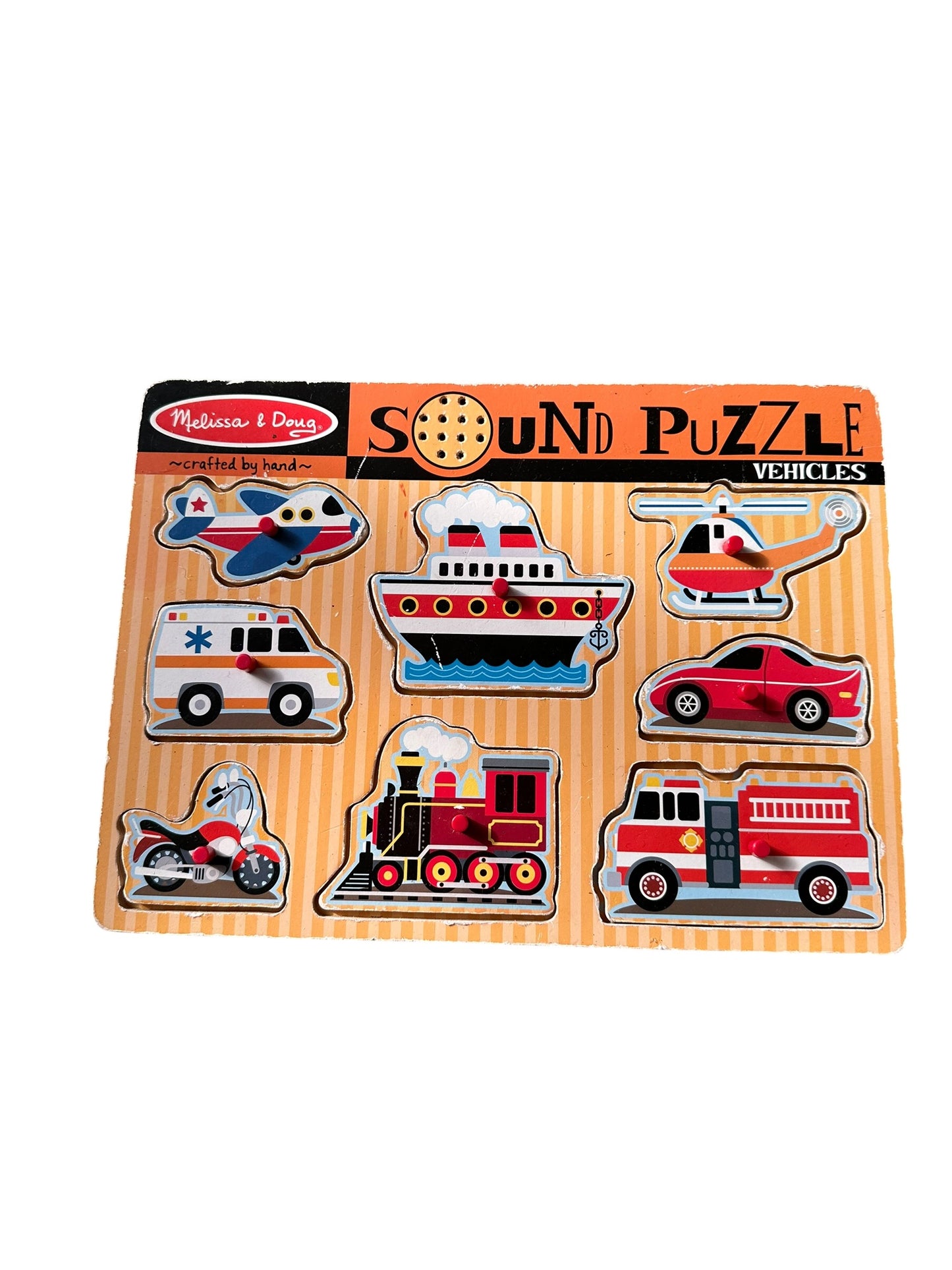 Melissa and Doug Transport Sound Puzzle