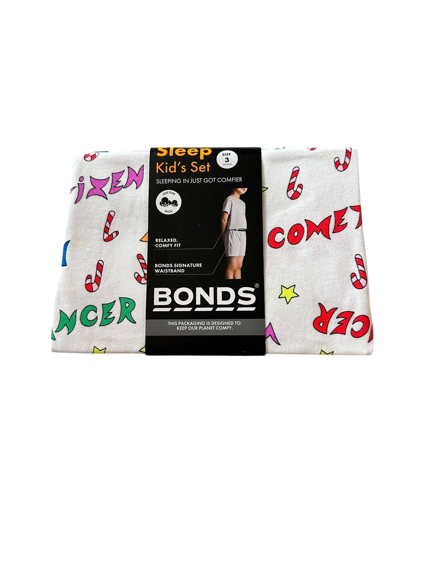 Bonds Christmas PJ Set - Size 3 NEW