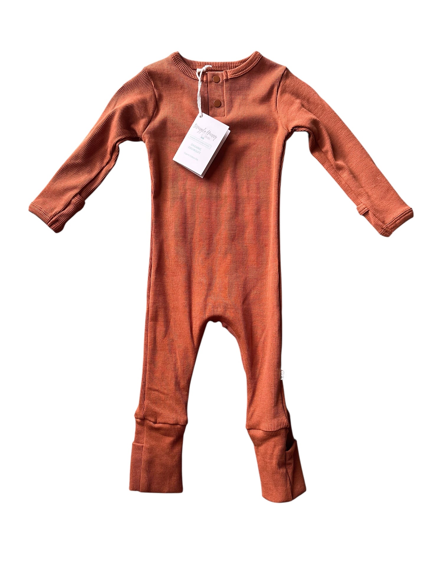 Snuggle Hunny Orange Suit - Size 3-6 Months NEW