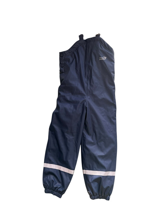 Muddy Puddles Fleece Lined Rain Overalls - Size 5-6 NEW