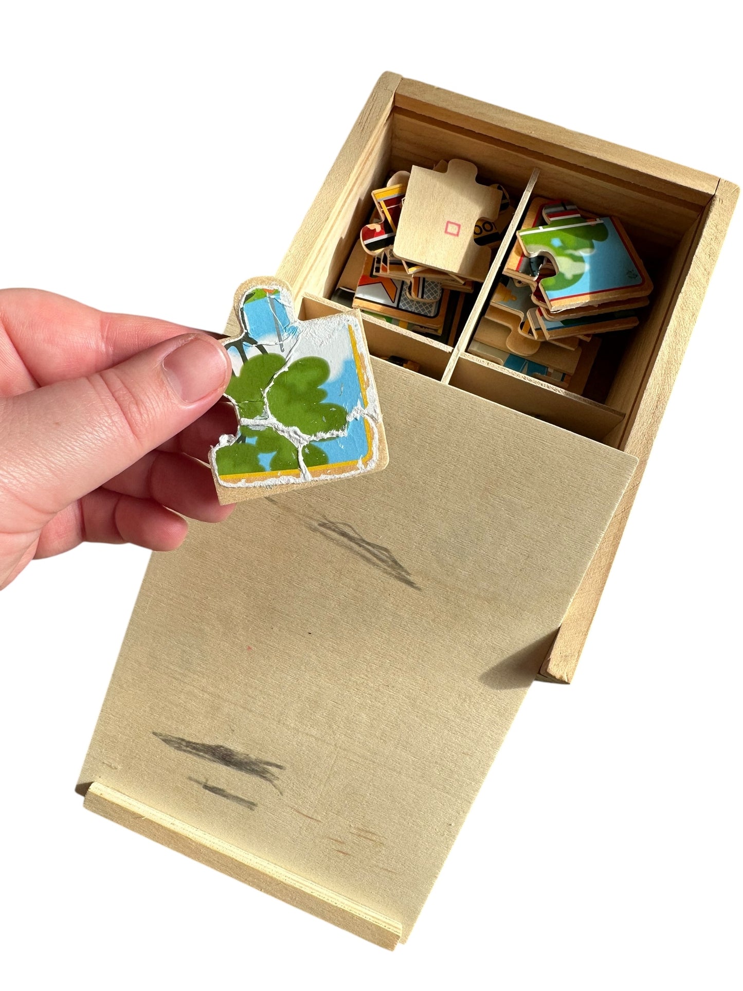 Melissa & Doug Wooden Vehicle Puzzle Set x4