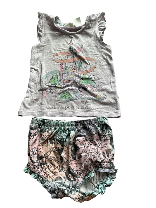 Peter Alexander Disney Princess Pj Set - Size 18-24 Months