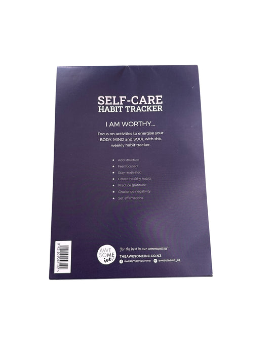 Self Care Daily Tracker Notepad