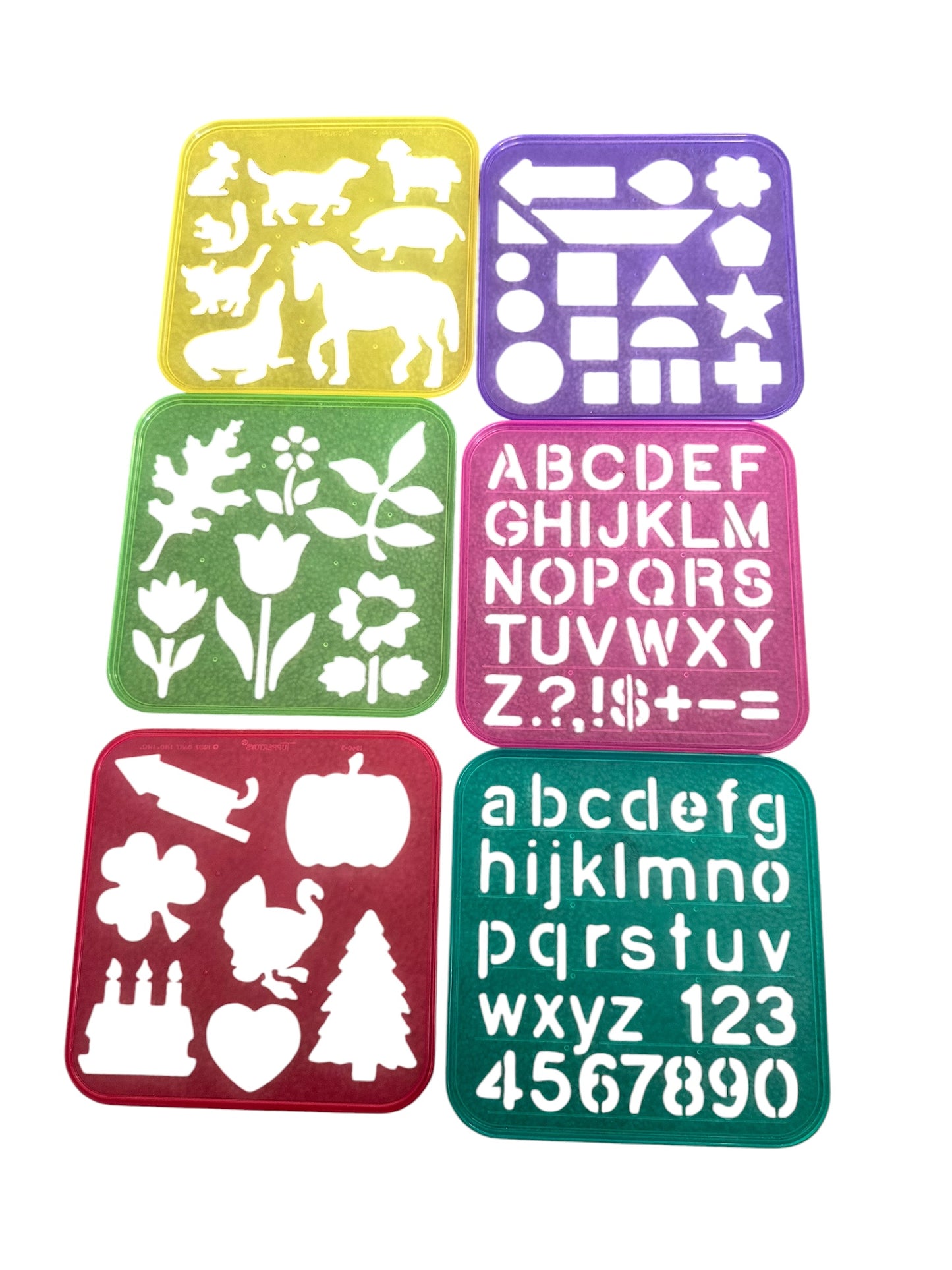 Tupperware Stencils