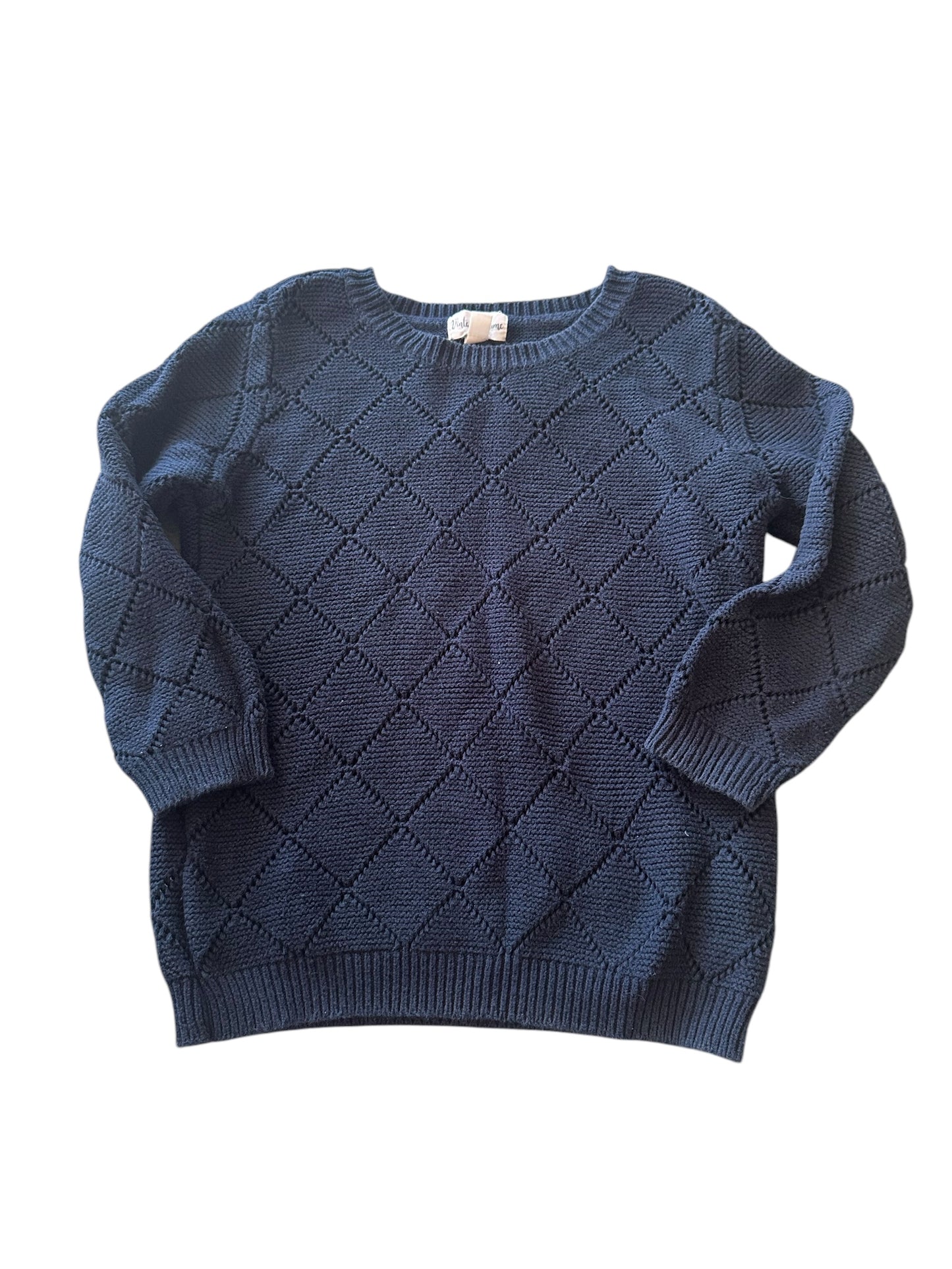 The Vintage Plume Navy Knit - Size 6