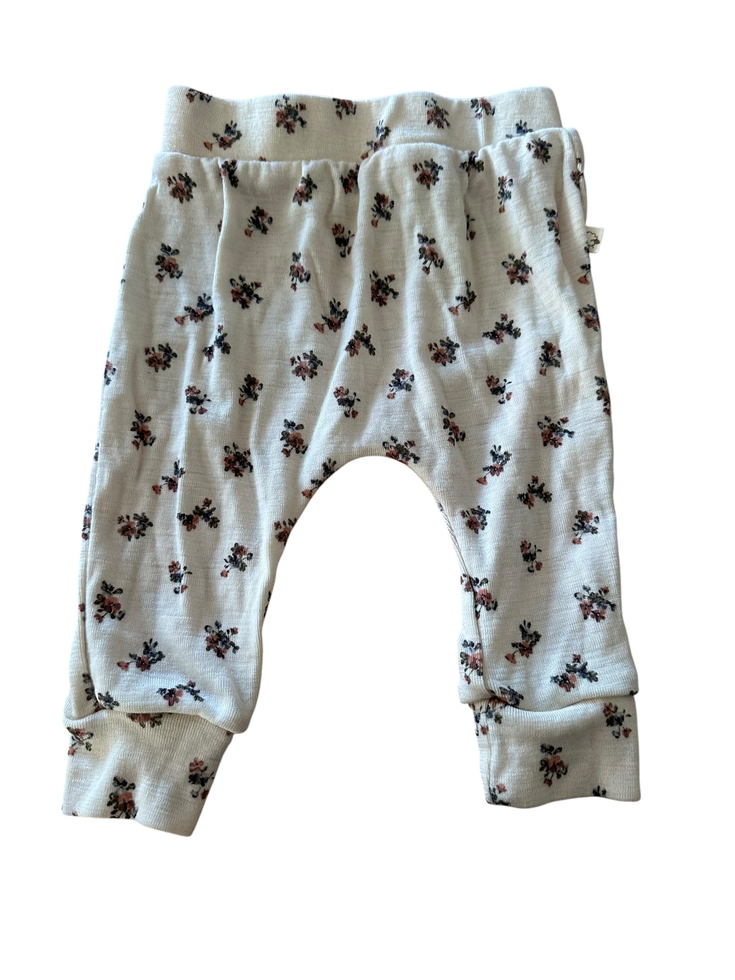 Floral Merino Leggings - Size 3-6 Months