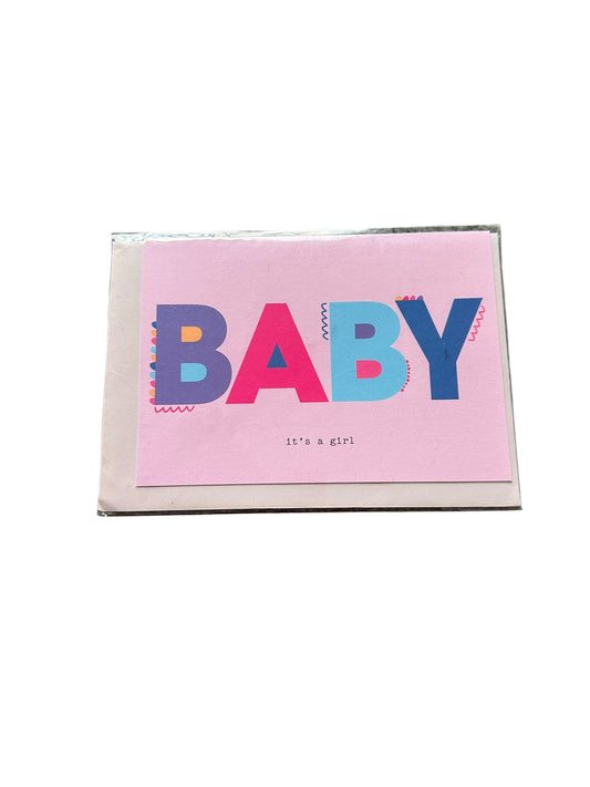 Baby It’s A Girl Card