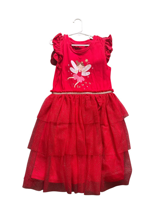 Fairy Wing Christmas Dress - Size 8