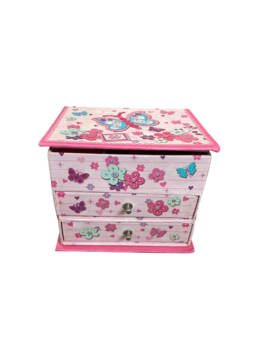 Pink Box with Hair Accessories