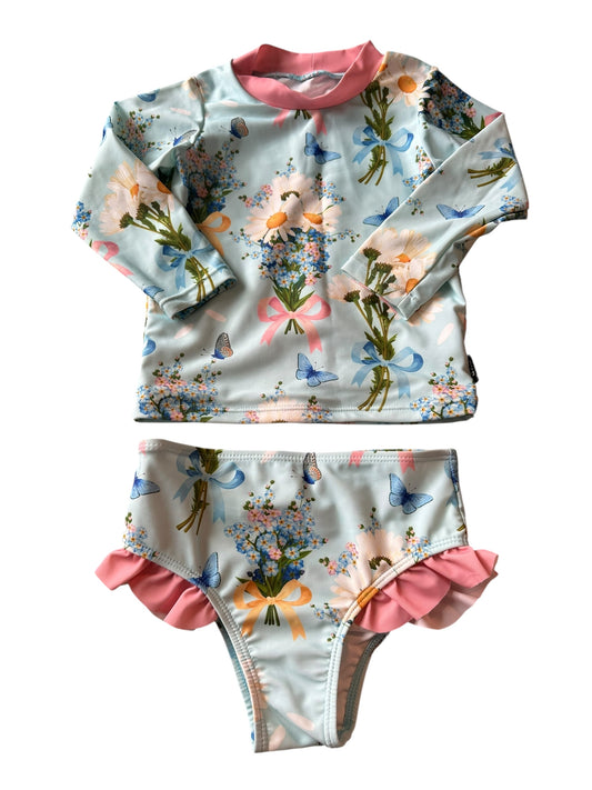 Rock Your Kid Floral 2 Piece Togs - Size 18-24 Months