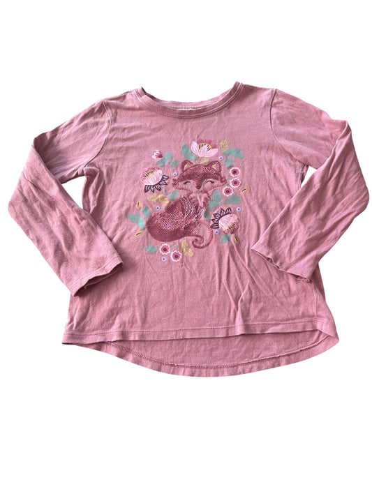 Mac and Ellie Flower Long Sleeve - Size 4-5