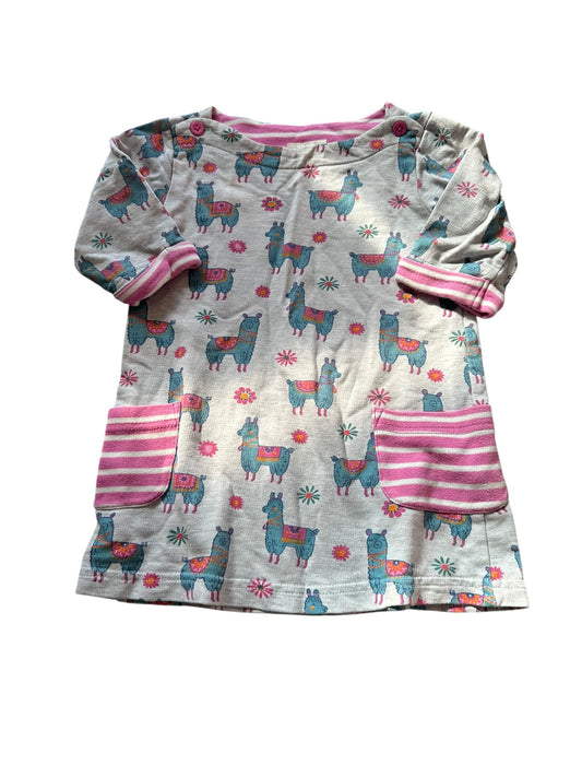 Jojo Maman Bebe Llama Top - Size 1