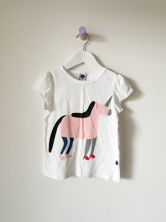 Little Horn Unicorn Tee - Size 4