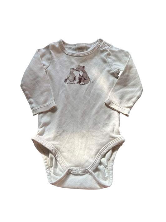Little Bundle Fox & Duck Onesie - Size 6-12 Months
