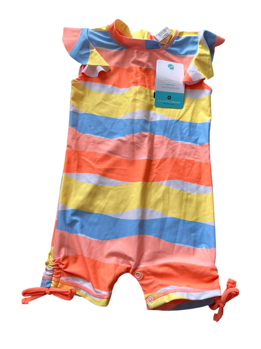 Schnapper Rock Striped Swimsuit - Size 2 NEW