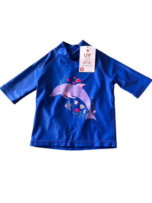 Mountain Warehouse Rash Top - Size 2 NEW