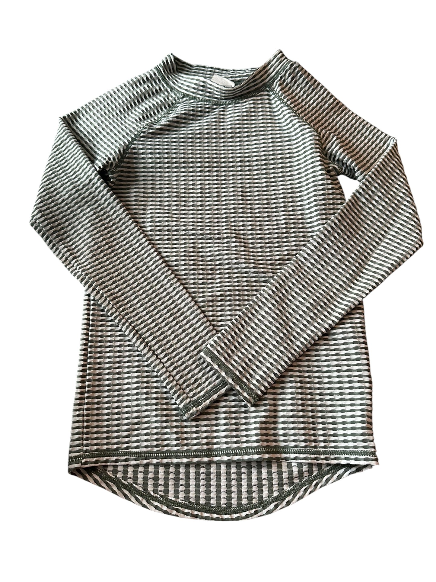 Cotton On Green Rash Top - Size 9-10