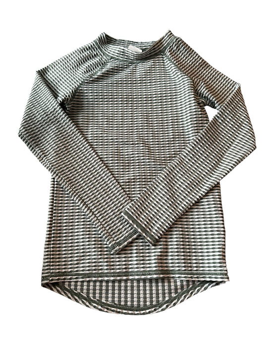 Cotton On Green Rash Top - Size 9-10