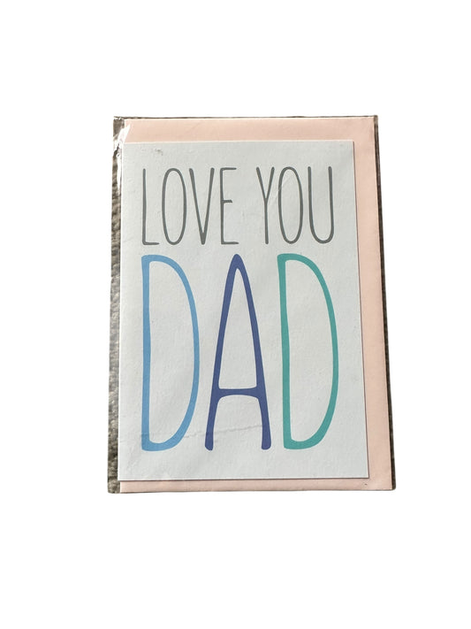 Love You Dad Card