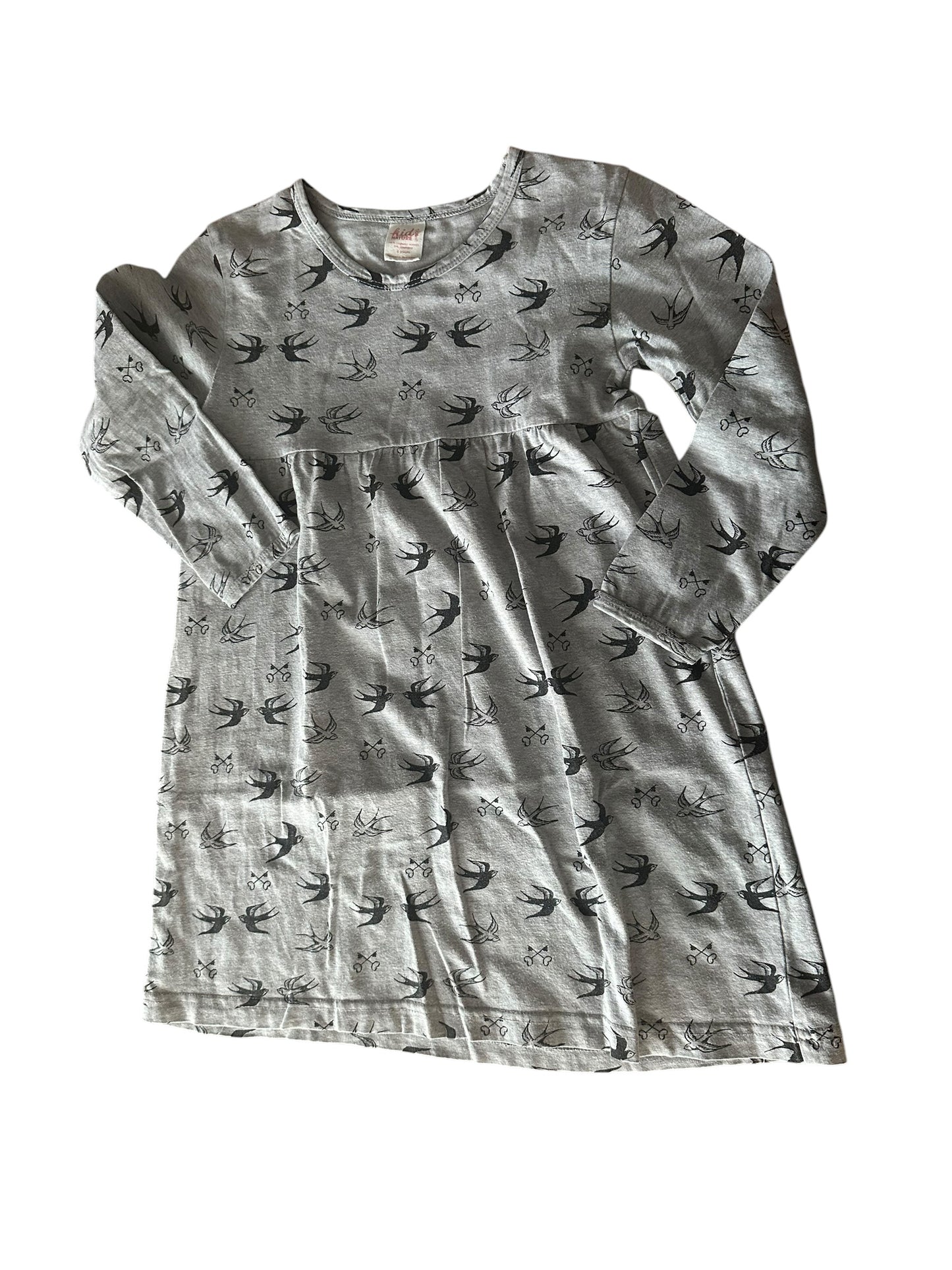 Kid Nature Long Sleeve Dress - Size 4