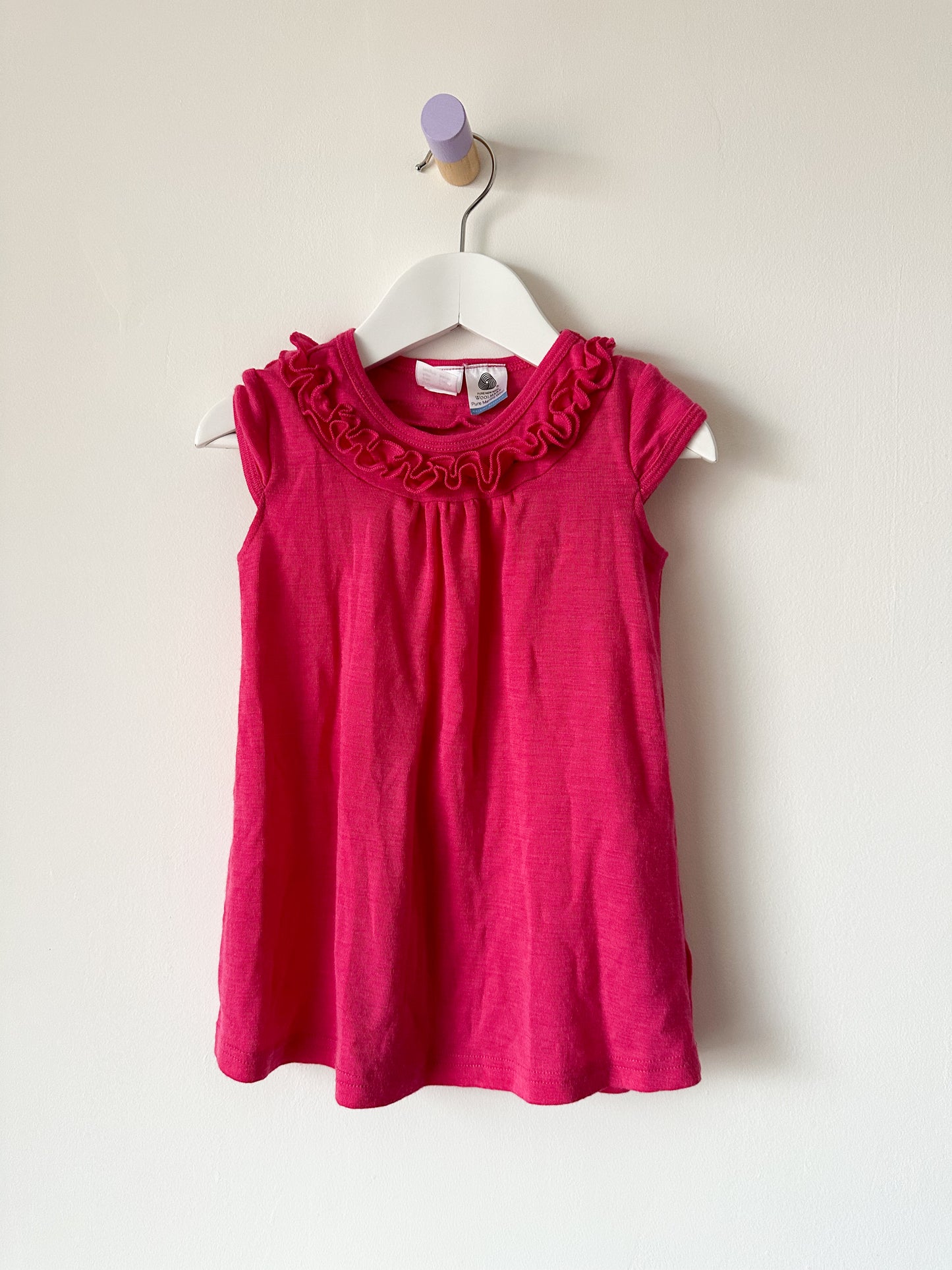 Pink Merino Dress - Size 1