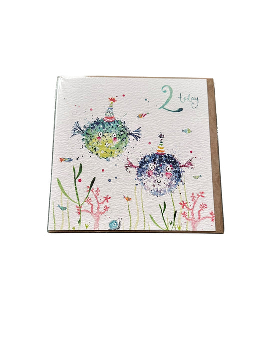 The Little Card Factory 2 Today Puffer Fish Card
