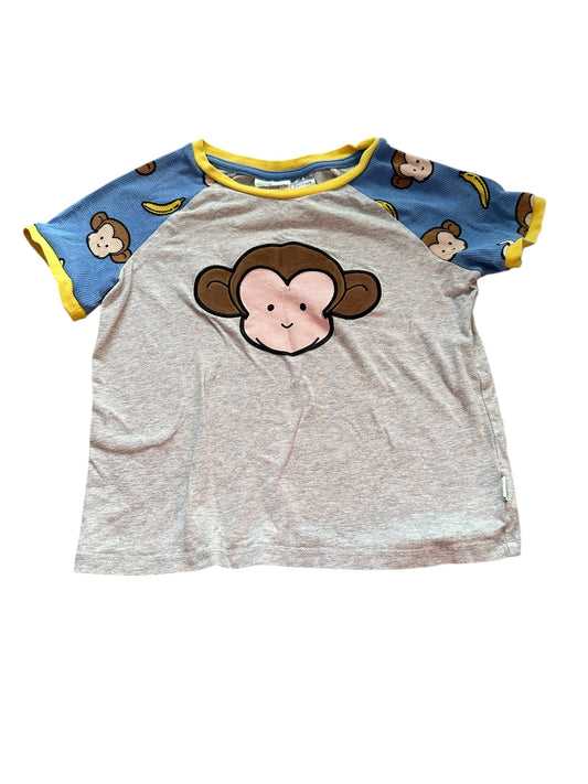 Peter Alexander Monkey PJ Top - Size 4-5