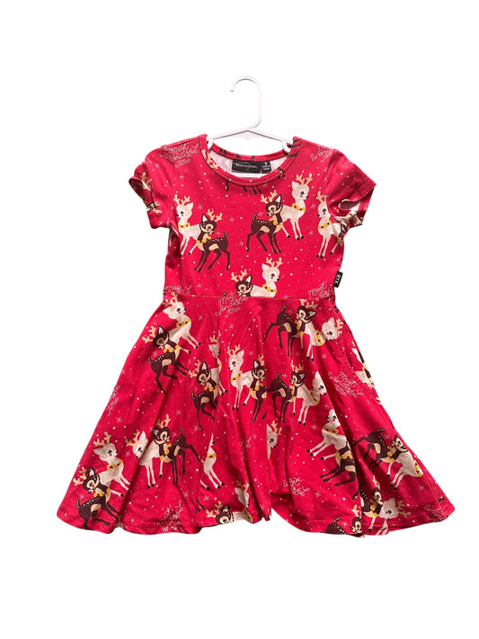 Rock Your Kid Reindeer Dress - Size 3