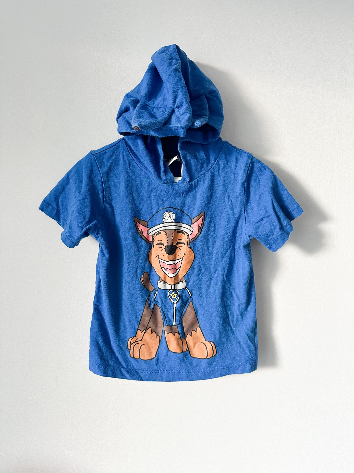 Paw Patrol Chase Hooded Tee - Size 2