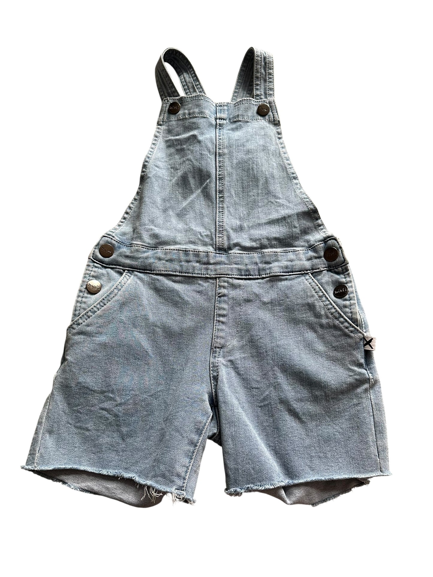 Minti Denim Shortalls - Size 4