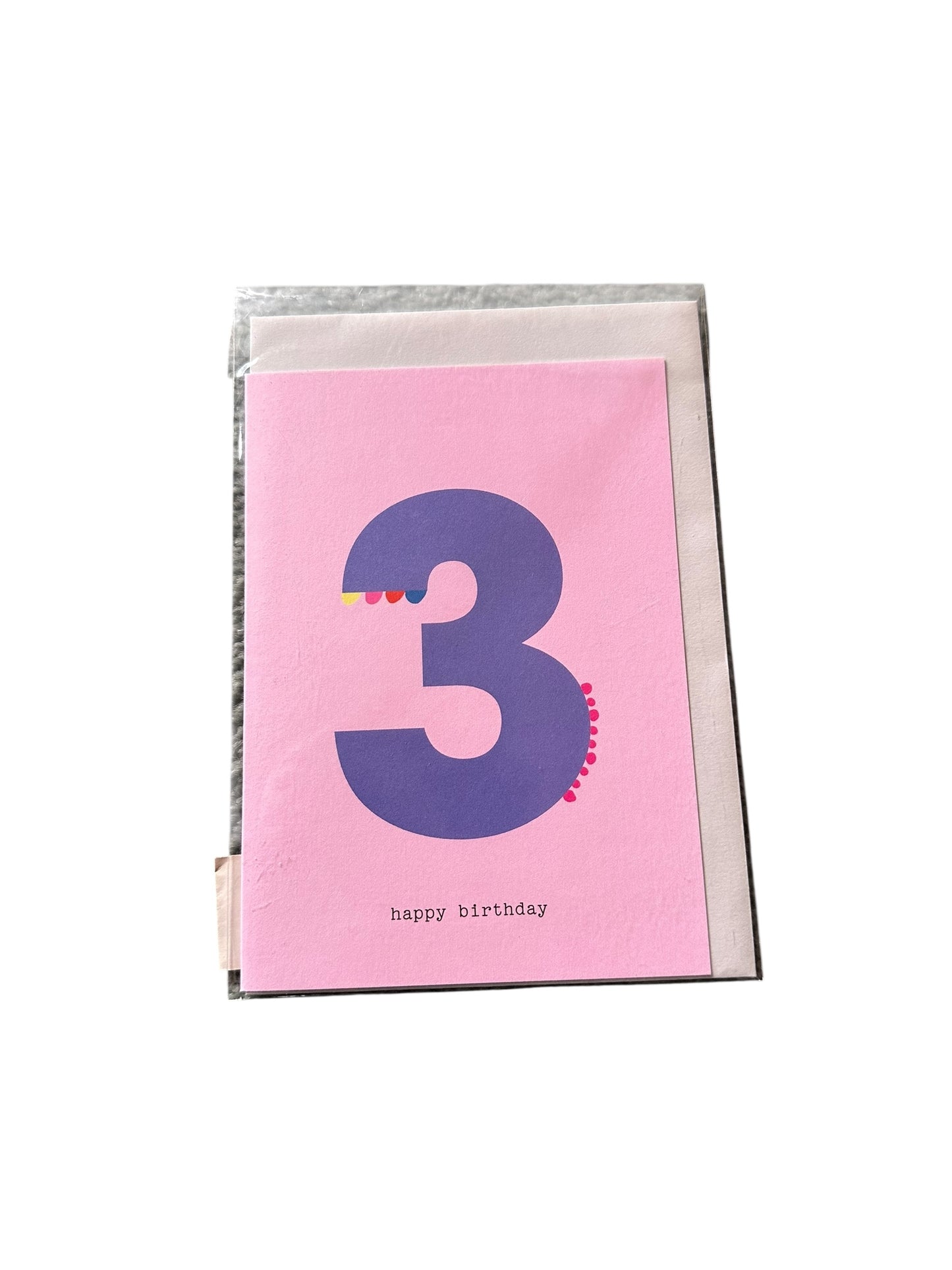 The Little Card Factory 3 Birthday Card