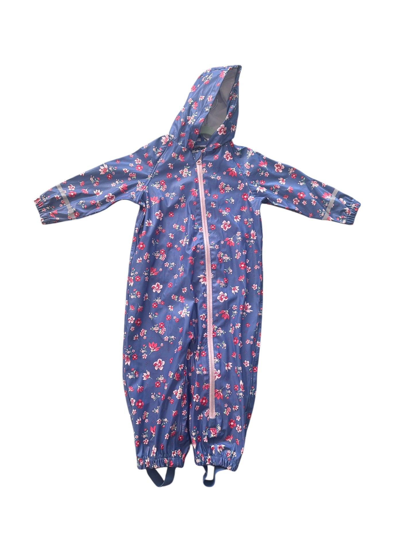 Floral Rainsuit - Size 12-18 Months