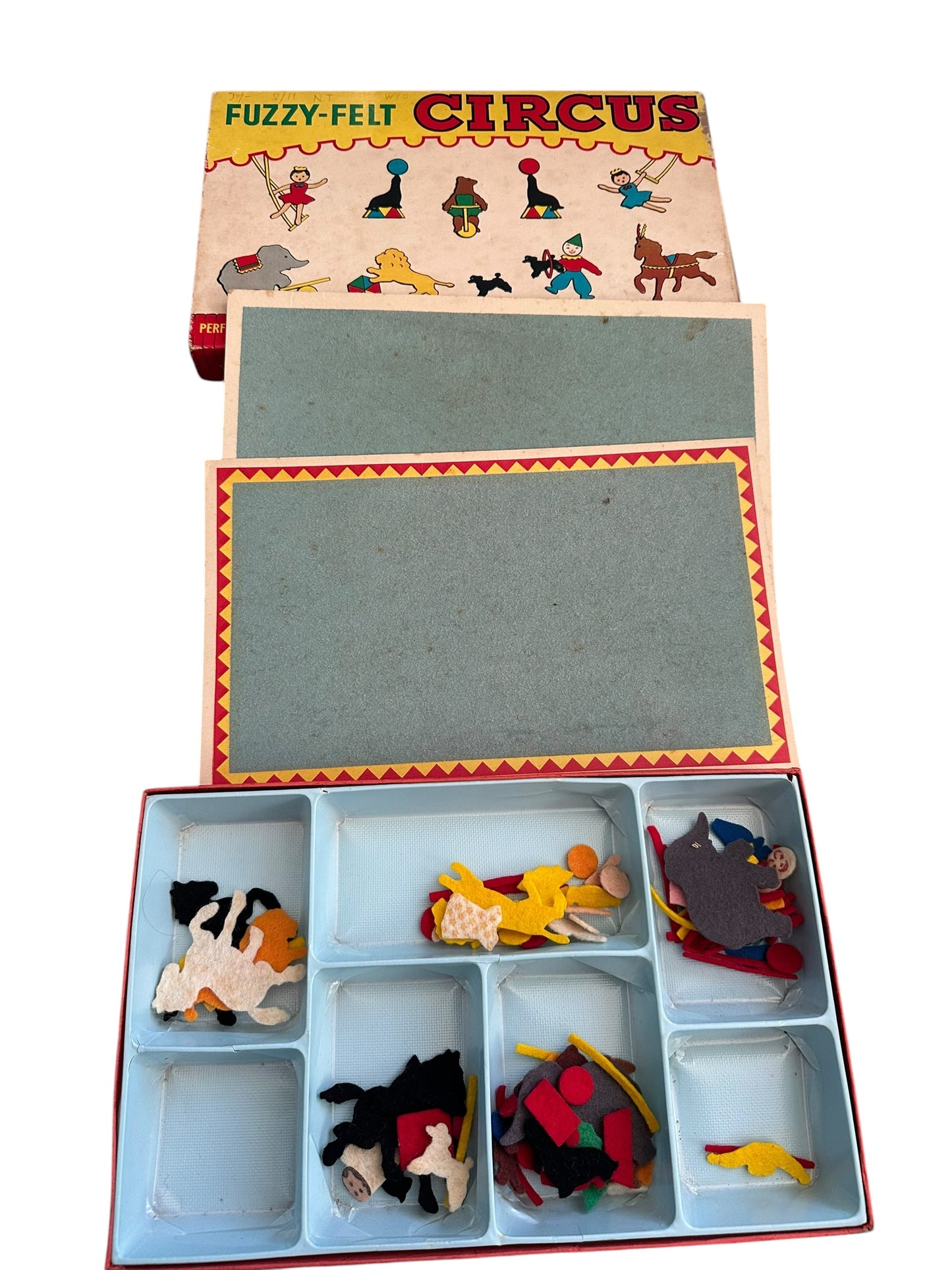 Vintage Fuzzy Felts Circus