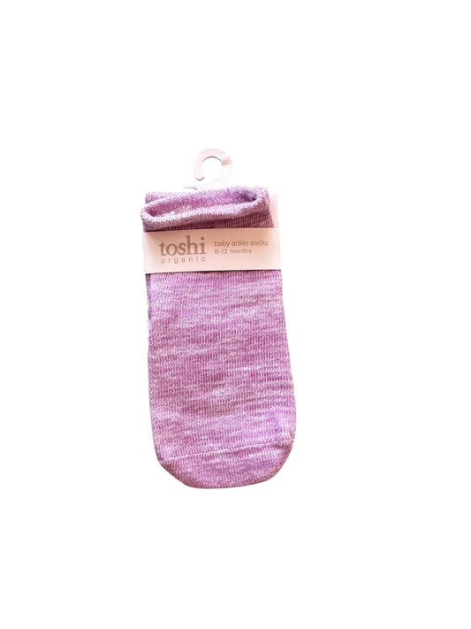 Toshi Purple Ankle Socks - Size 6-12 Months NEW