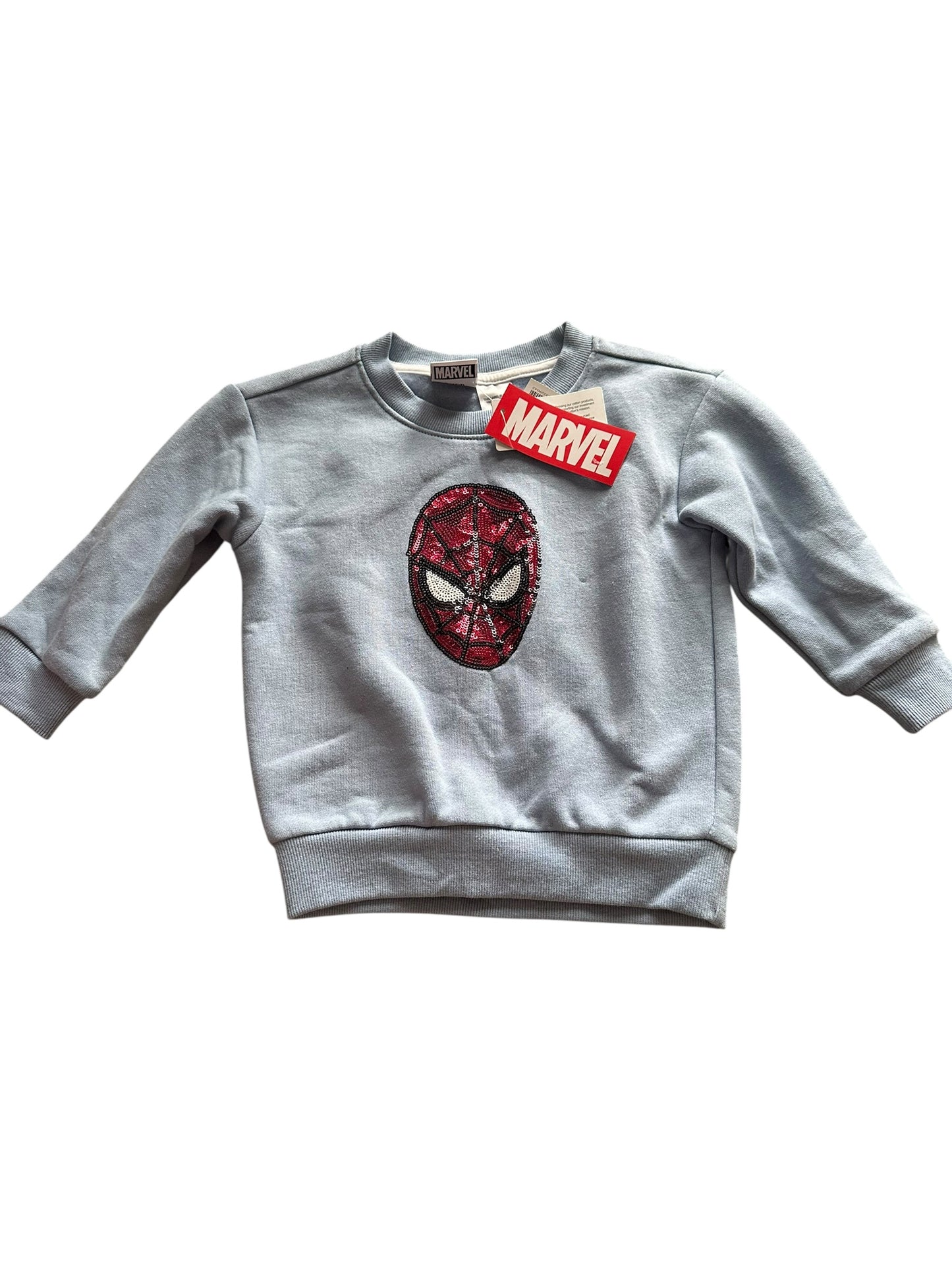 Marvel Spiderman Jumper - Size 18-24 Months NEW