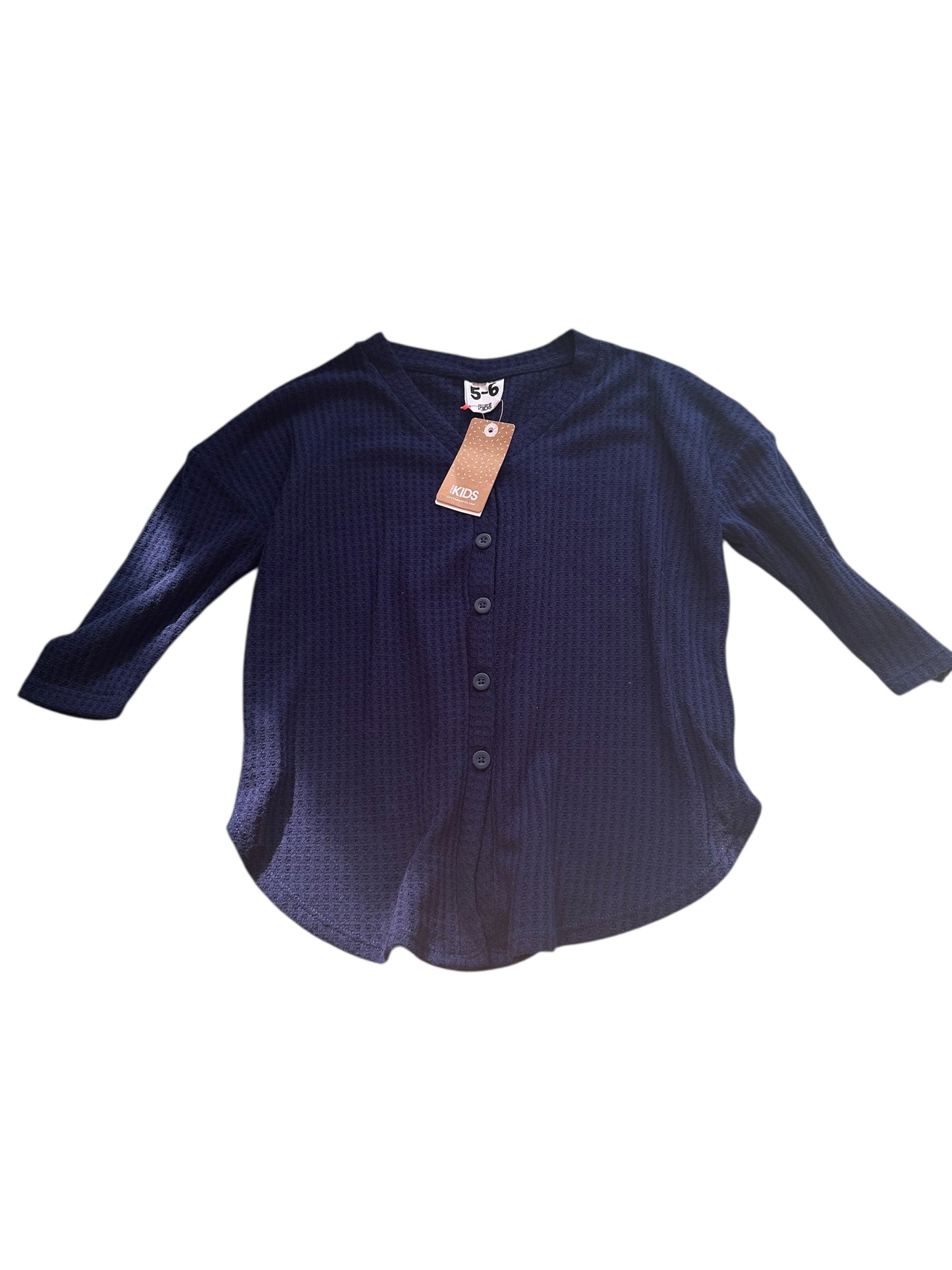Cotton On Waffle Cardigan - Size 5-6 NEW