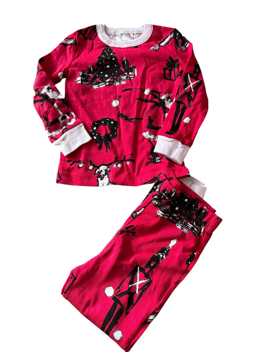 Christmas Pj Set - Size 2 NEW