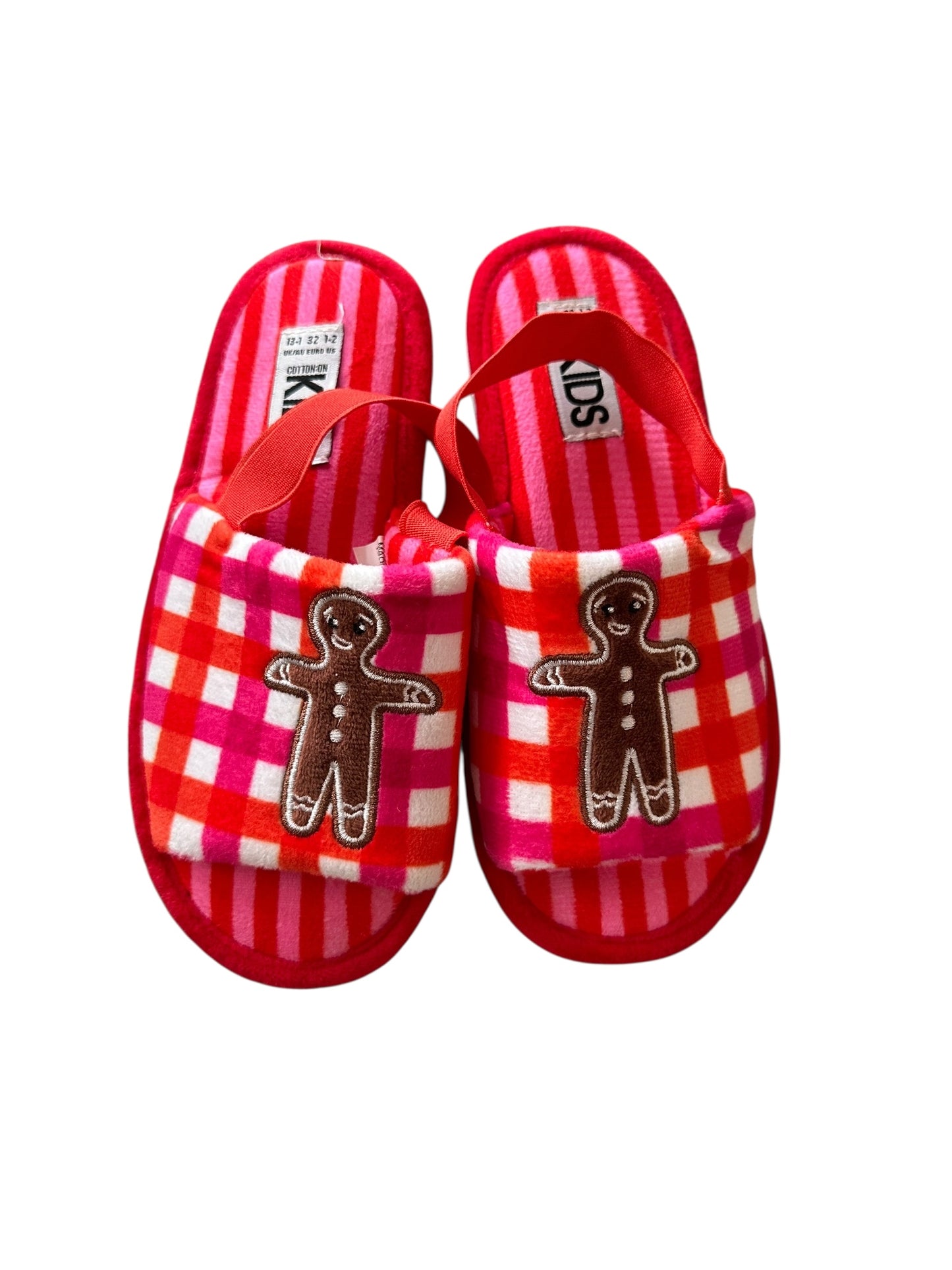 Cotton On Gingerbread Slippers - Size EU 32