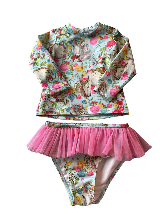 Rock Your Kid Unicorn 2 Piece Togs - Size 18-24 Months