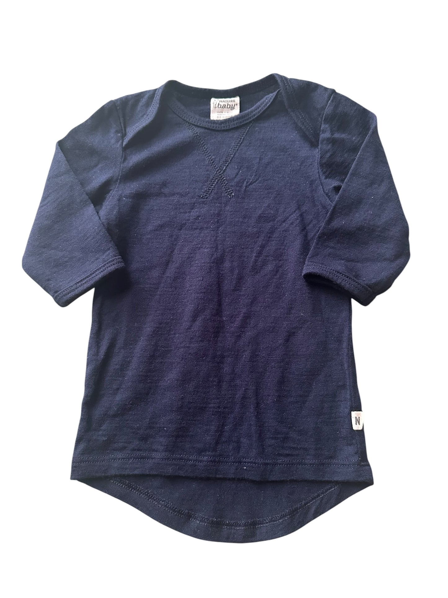 Nature Baby Merino Top - Size 3-6 Months