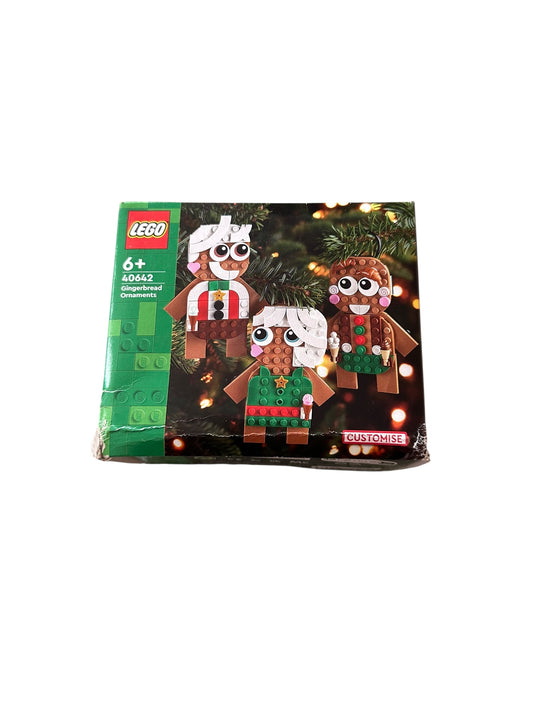 Lego Gingerbread Ornaments - NEW
