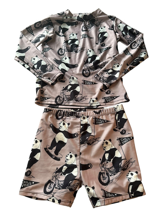 Rock Your Kid Panda Togs - Size 6-7