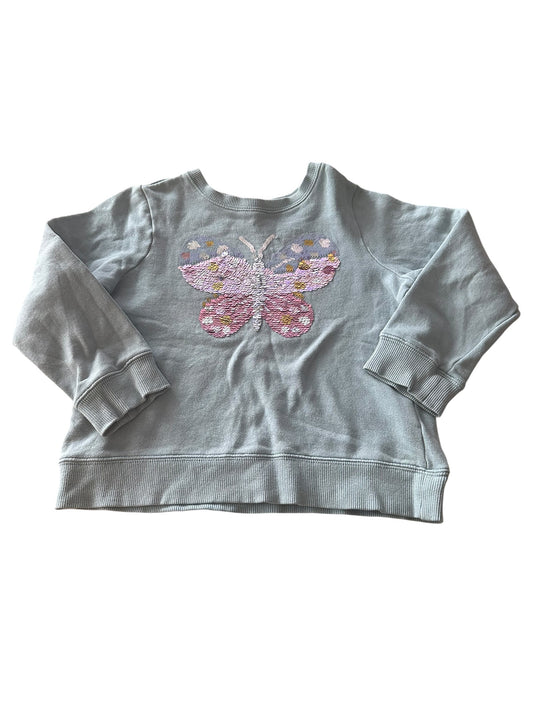 Mac and Ellie Butterfly Sequin Sweater - Size 4-5