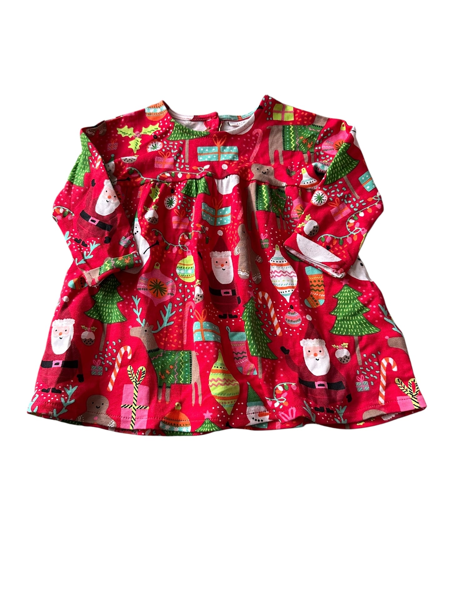 Christmas Dress - Size 3-6 Months