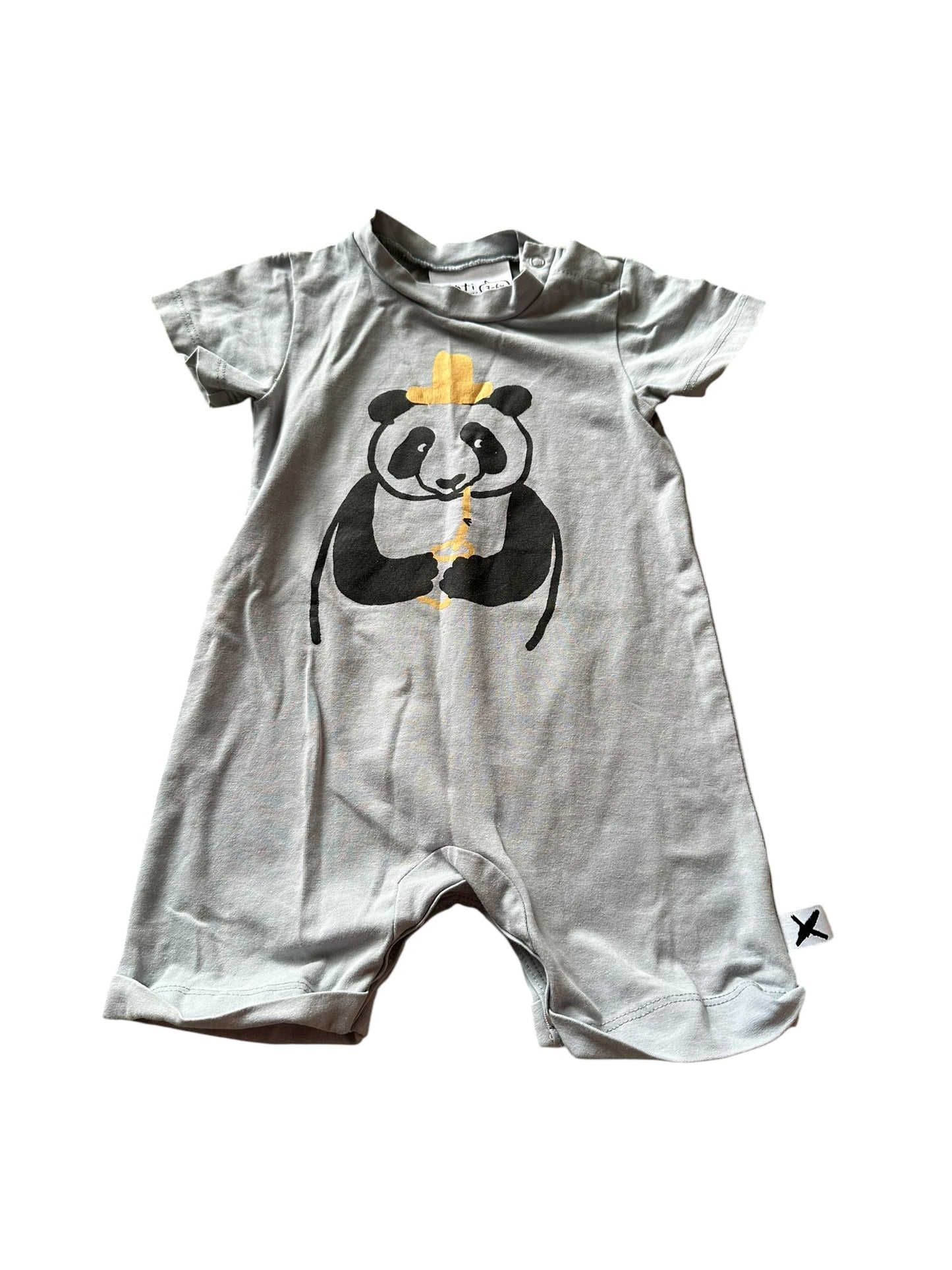 Minti Panda Romper - Size 3-6 Months