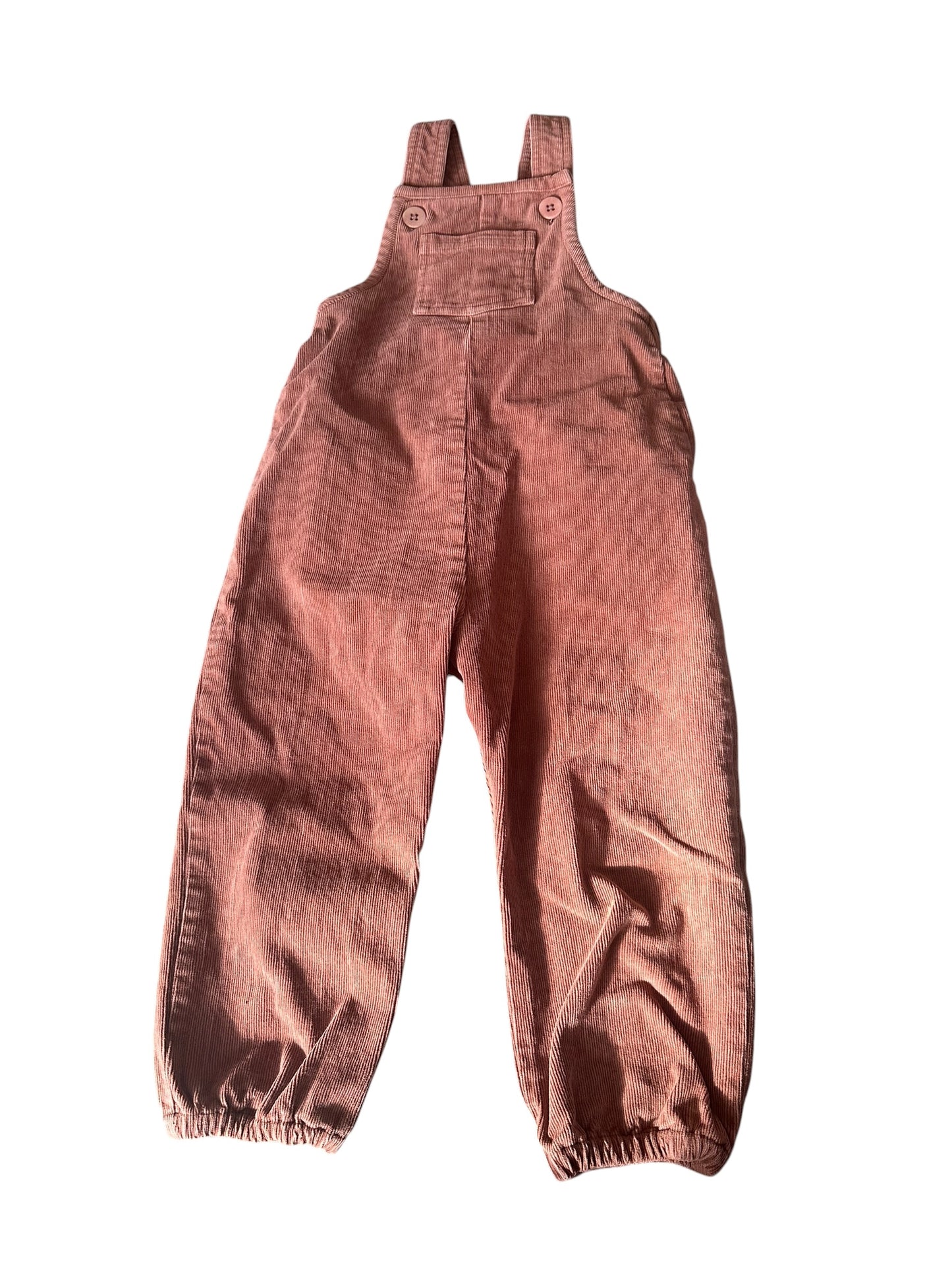 Nature Baby Tan Overalls - Size 2