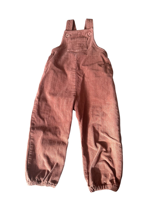 Nature Baby Tan Overalls - Size 2