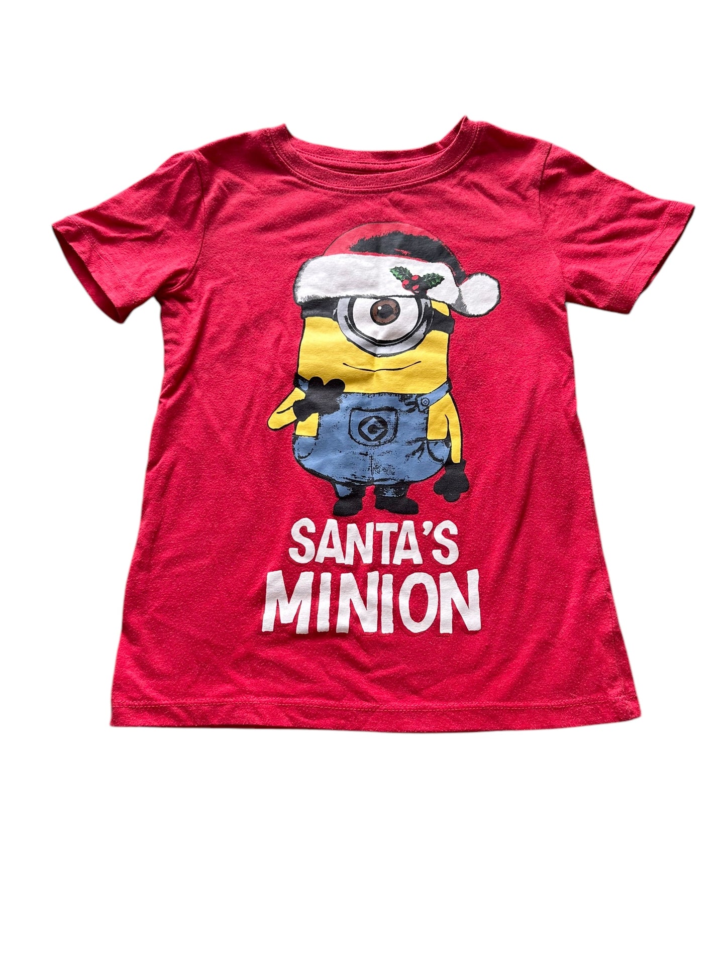 Minions Christmas Tee - Size 6